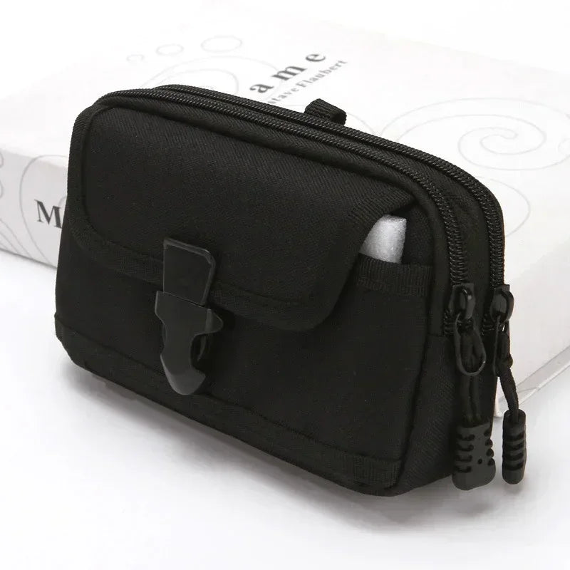 6.5-Inch Nylon Tactical Molle Bag Waistband Waist Bag Pocket Outdoor Phone Bag Waterproof Molle  Equipamiento