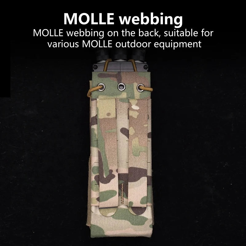 Multi Functional Molle Radio Walkie Talkie Pouch Waist Bag For MPU5 PRC163 152 148 Interphone Holster Outdoor Vest Accessories