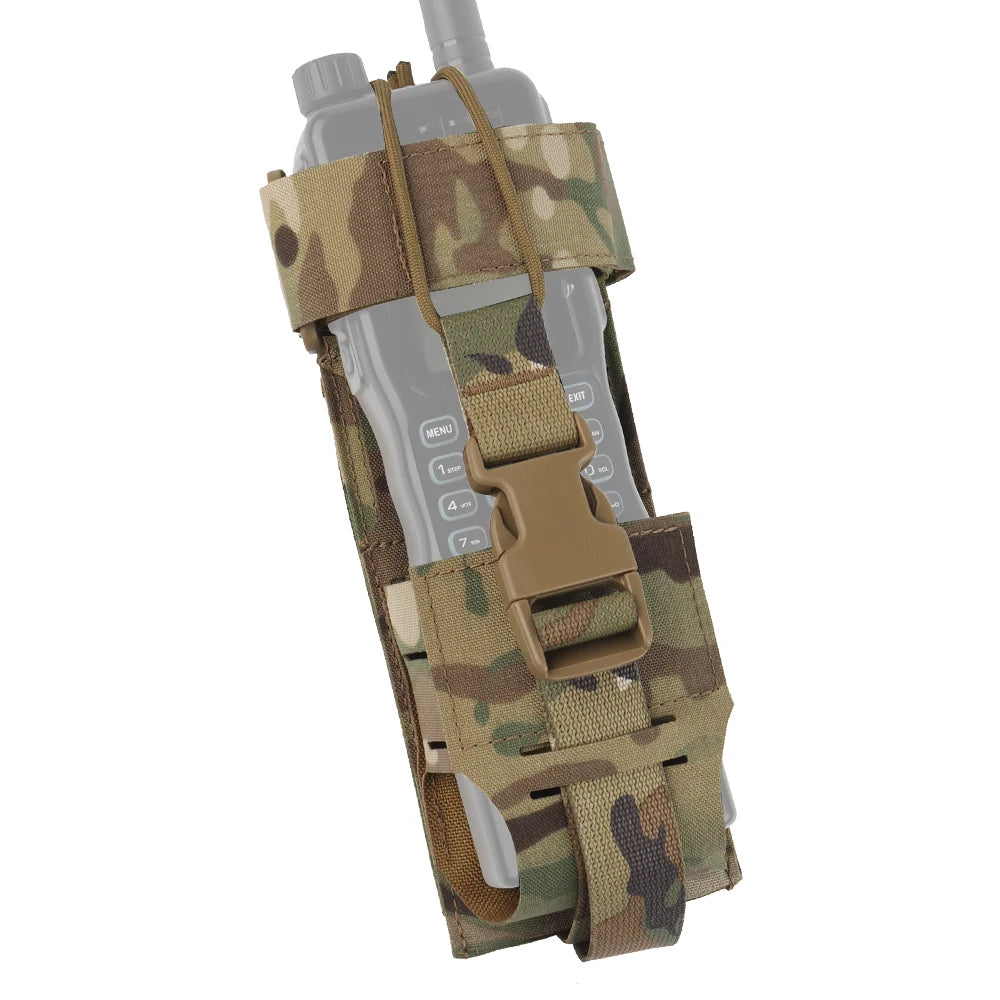 Tactical Radio Pouch for 148 152 Walkie Talkie Quick Detachable Clasp MOLLE Waist Pack Outdoor Hunting Accessories
