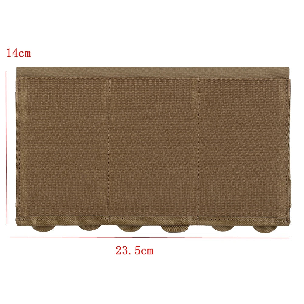 Single/Double/Triple Mag Pouch Elastic Molle Magazine Pouches Open-top Carrier for M4/M16/AR/AK Rifle Magazines