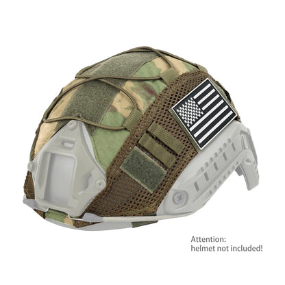 1000D Nylon Breathable Mesh Helmet Cover Magic Sticky Fixed Stickable Badge