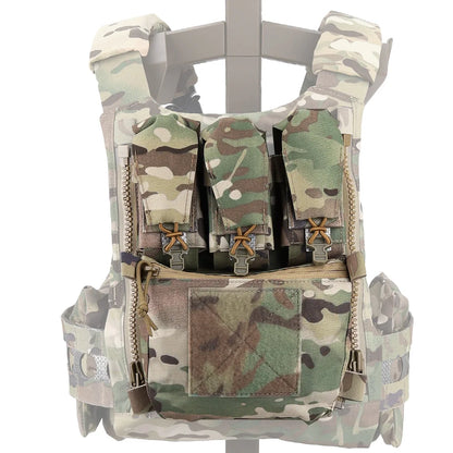 Assault Adapt Banger Back Panel Zip On Rear Pack Tactical Vest  V5 Plate Carrier Accessories Bag GP Pouch Multitools Pocket
