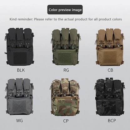 Assault Adapt Banger Back Panel Zip On Rear Pack Tactical Vest GP Pouch FCPC V5 Plate Carrier Accessories Bag  Multitools Pocket