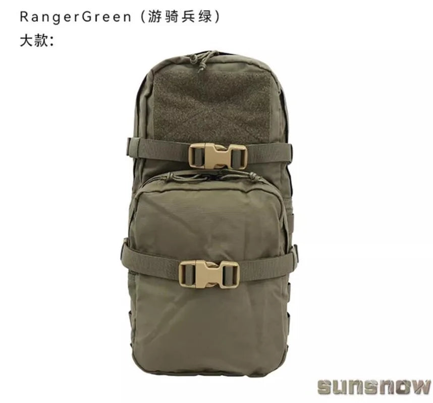 Outdoor Sports Vest With Bag MOLLE Multi purpose MBSS Modular Expansion Water Bag Pack