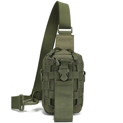 Multifunctional waist bag, shoulder bag, outdoor phone crossbody bag, chest bag, camping cycling water bottle bag