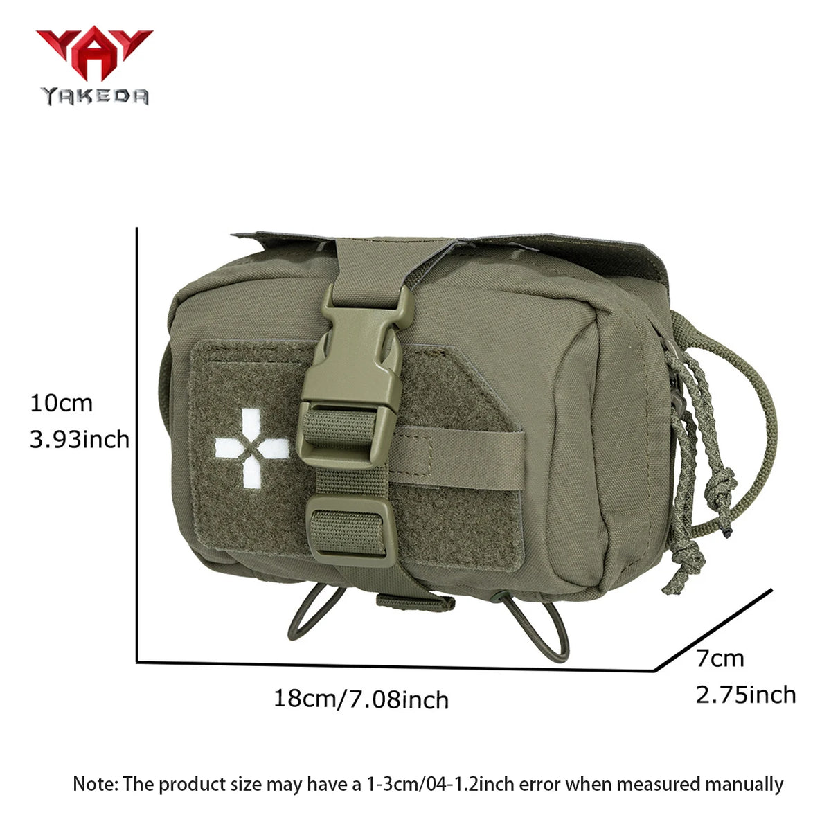 YAKEDA Hunting Quick Open Storage Bag Belt Tank Top Can Attach Outdoor Accessories Bag Outdoor Mountaineering Tool Kit
