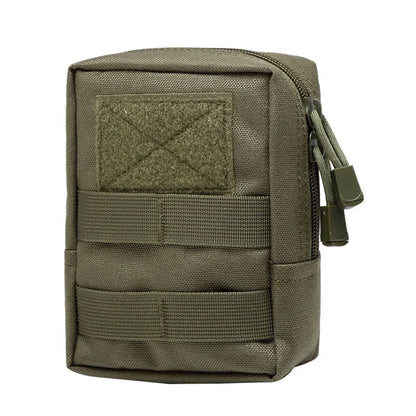 600D Outdoor Waist Bag Molle Pouch Tool Zipper Waist Pack Hungitng Accessory Belt Pouch