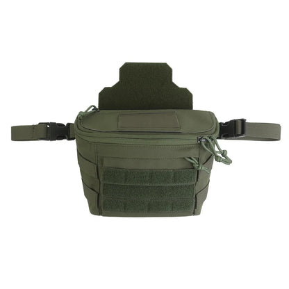 Tactical Large Capacity PC Drop Pouch Multi-Functional Chest Rig Expand Bag Waist Belts for Plate Carrier Hunting Accessories