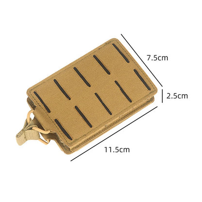 5.56mm Magazine Pouch Tactical Single Mag Bag Open-Top MOLLE Bag for M4 M14 M16 AR-15 5.56MM Rifle Magazines Hunting Gear