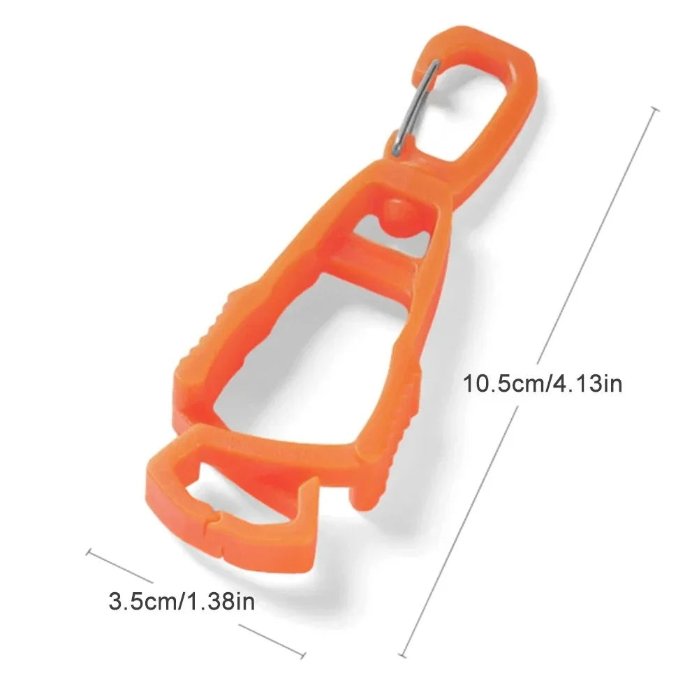 Outdoor Protective Gloves Clip Hanger Multi-purpose Safety Work Gloves Holder Anti-drop Glove Belt Clamp for Worker Construction