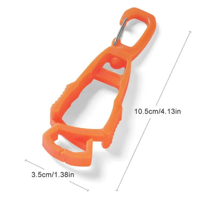Outdoor Protective Gloves Clip Hanger Multi-purpose Safety Work Gloves Holder Anti-drop Glove Belt Clamp for Worker Construction