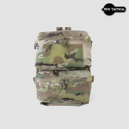 PEW TACTICAL Back Panel Double Pouch PEWTAC FCPC V5 Airsoft BP04