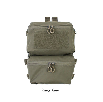 PEW TACTICAL Back Panel Double Pouch PEWTAC FCPC V5 Airsoft BP04
