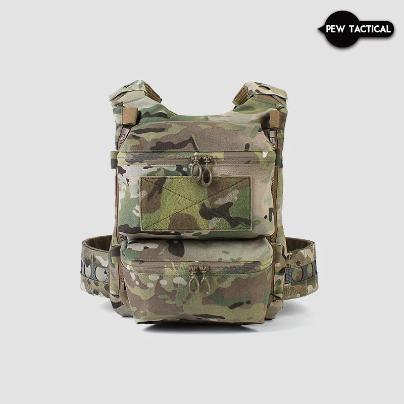 PEW TACTICAL Back Panel Double Pouch PEWTAC FCPC V5 Airsoft BP04